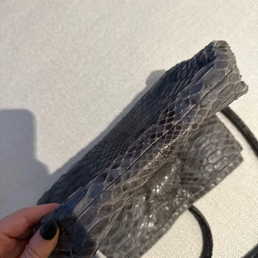 Snake Skin Crossbody Bag
